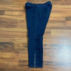 Blue Leggings Low Rise Pants